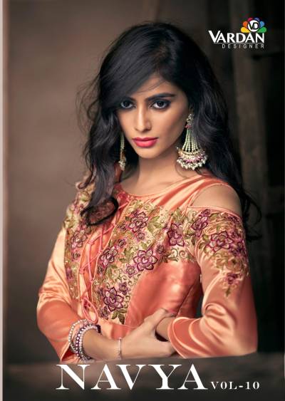 VARDAN NAVYA VOL-10 DESIGNER SILK GOWN WHOLESALER IN INDIA